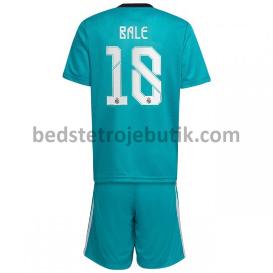 Real Madrid Gareth Bale 18 Børn 3. Valg Fodboldtrøje 2021-2022 Kortærmet
