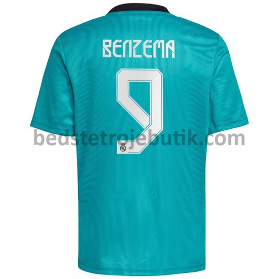 Real Madrid Karim Benzema 9 3. Valg Fodboldtrøje 2021-2022 Kortærmet