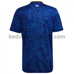 Real Madrid Børn Udebane Fodboldtrøje 2021-2022 Kortærmet