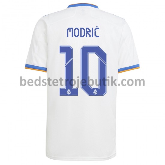 Real Madrid Luka Modrić 10 Hjemmebane Fodboldtrøje 2021-2022 Kortærmet