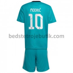 Real Madrid Luka Modrić 10 Børn 3. Valg Fodboldtrøje 2021-2022 Kortærmet