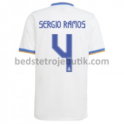 Real Madrid Sergio Ramos 4 Hjemmebane Fodboldtrøje 2021-2022 Kortærmet