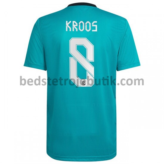 Real Madrid Toni Kroos 8 3. Valg Fodboldtrøje 2021-2022 Kortærmet