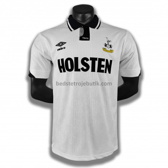 Tottenham Hotspur Retro Hjemmebane Fodboldtrøje 1990 Kortærmet