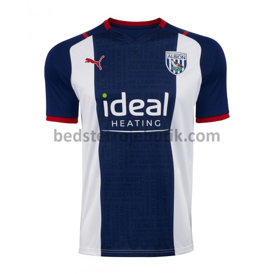 West Bromwich Albion Hjemmebane Fodboldtrøje 2021-2022 Kortærmet