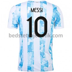 Argentina Lionel Messi 10 Hjemmebane Fodboldtrøje 2021 Kortærmet