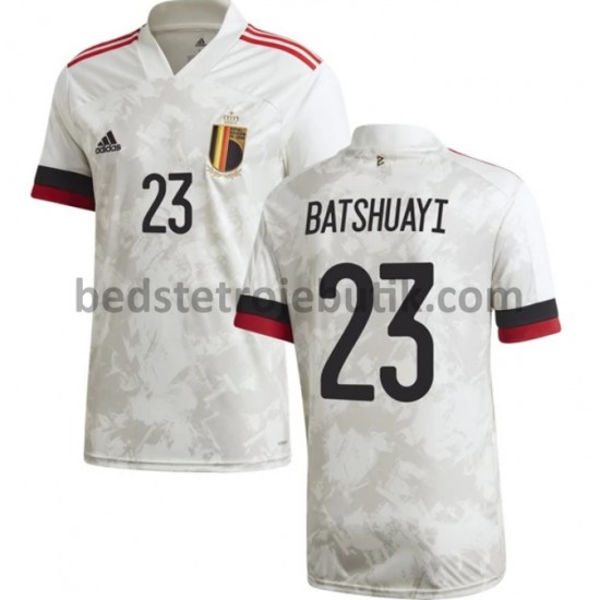 Belgien Batshuayi 23 Udebane Fodboldtrøje Euro 2020 Kortærmet