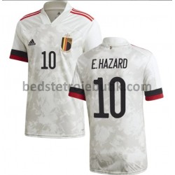Belgien E.Hazard 10 Udebane Fodboldtrøje Euro 2020 Kortærmet