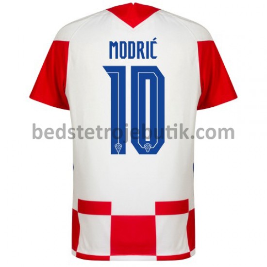 Kroatien Luka Modrić 10 Hjemmebane Fodboldtrøje Euro 2020 Kortærmet