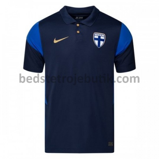 Finland Udebane Fodboldtrøje Euro 2020 Kortærmet