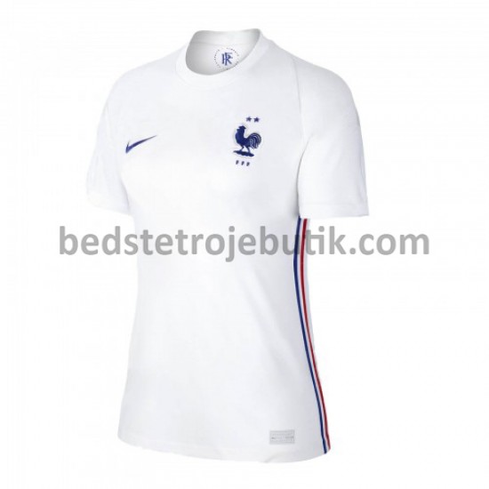 Frankrig Dame Udebane Fodboldtrøje Euro 2020 Kortærmet