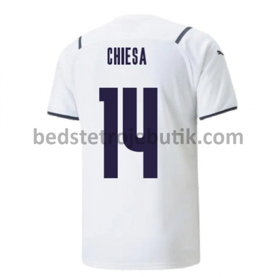 Italien Federico Chiesa 14 Udebane Fodboldtrøje 2021-2022 Kortærmet
