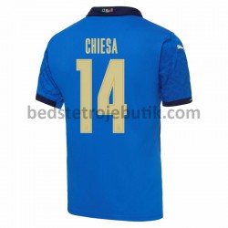 Italien Federico Chiesa 14 Hjemmebane Fodboldtrøje Euro 2020 Kortærmet