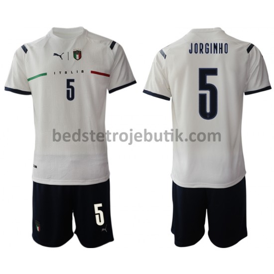 Italien Manuel Locatelli 5 Børn Udebane Fodboldtrøje 2021-2022 Kortærmet