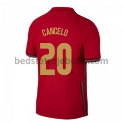 Portugal Joao Cancelo 20 Hjemmebane Fodboldtrøje Euro 2020 Kortærmet