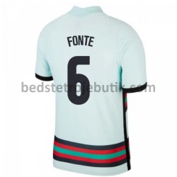 Portugal Jose Fonte 6 Udebane Fodboldtrøje Euro 2020 Kortærmet