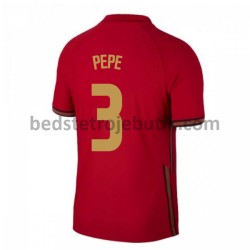 Portugal Pepe 3 Hjemmebane Fodboldtrøje Euro 2020 Kortærmet