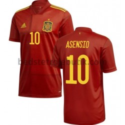 Spanien Asensio 10 Hjemmebane Fodboldtrøje Euro 2020 Kortærmet