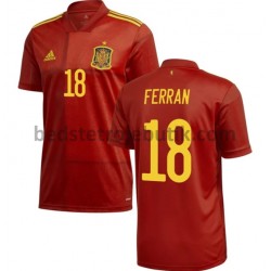Spanien Ferran 18 Hjemmebane Fodboldtrøje Euro 2020 Kortærmet