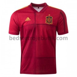 Spanien Hjemmebane Fodboldtrøje Euro 2020 Kortærmet
