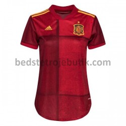 Spanien Dame Hjemmebane Fodboldtrøje Euro 2020 Kortærmet