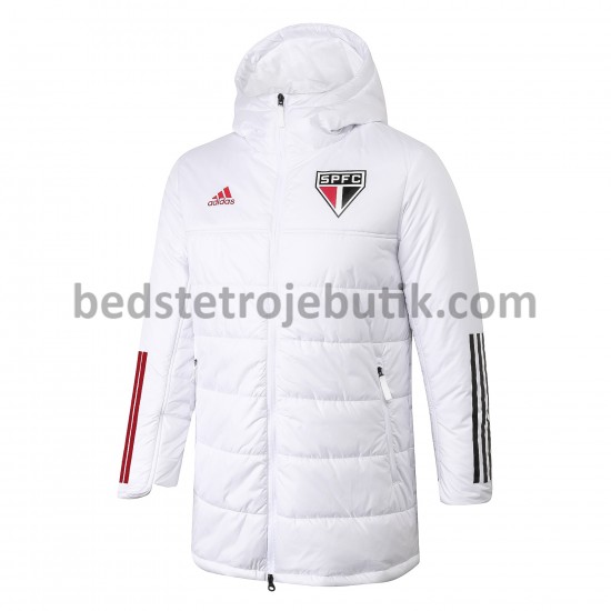 São Paulo Mænd Dunfrakker Hvid