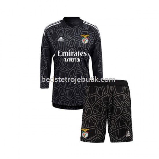 Benfica Målmand Børn Udebane Fodboldtrøje 2022-2023 Langærmet