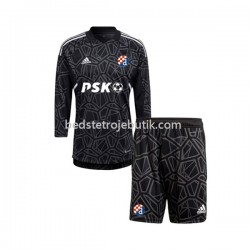 Dinamo Zagreb Målmand Børn Hjemmebane Fodboldtrøje 2022-2023 Langærmet