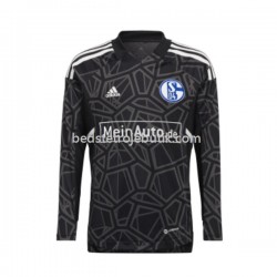 FC Schalke 04 Målmand Mænd Hjemmebane Fodboldtrøje 2022-2023 Langærmet