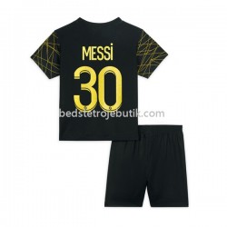 Paris Saint-Germain Lionel Messi 30 Børn 4. Valg Fodboldtrøje 2022-2023 Kortærmet