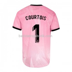 Real Madrid Thibaut Courtois 1 Målmand Mænd 4. Valg Fodboldtrøje 2021-2022 Kortærmet