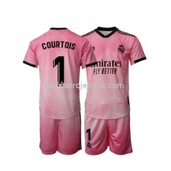 Real Madrid Thibaut Courtois 1 Målmand Børn 4. Valg Fodboldtrøje 2021-2022 Kortærmet