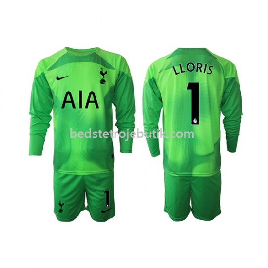 Tottenham Hotspur Hugo Lloris 1 Målmand Børn Udebane Fodboldtrøje 2022-2023 Langærmet