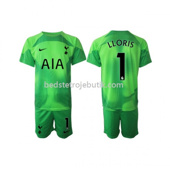 Tottenham Hotspur Hugo Lloris 1 Målmand Børn Udebane Fodboldtrøje 2022-2023 Kortærmet