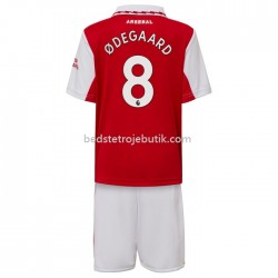 Arsenal Odegaard 8 Børn Hjemmebane Fodboldtrøje 2022-2023 Kortærmet