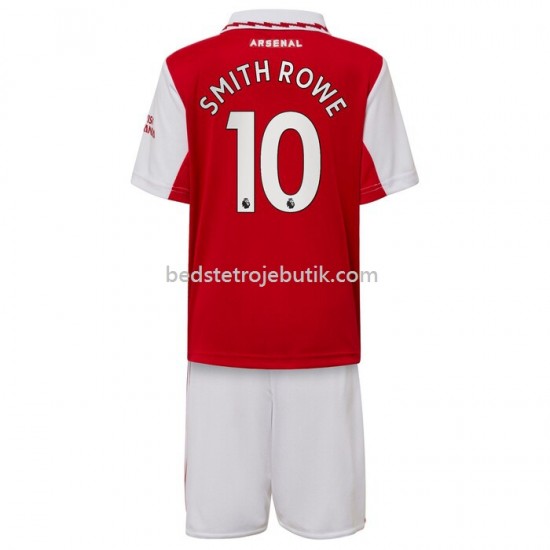 Arsenal Smith Rowe 10 Børn Hjemmebane Fodboldtrøje 2022-2023 Kortærmet