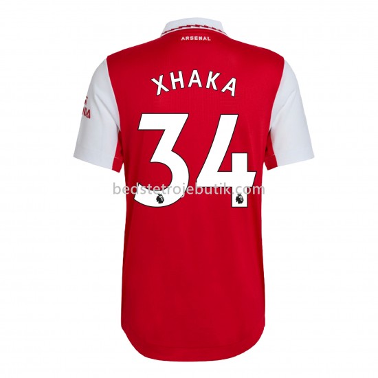 Arsenal Xhaka 34  Hjemmebane Fodboldtrøje 2022-2023 Kortærmet