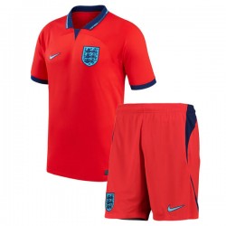 England Børn Udebane Fodboldtrøje World Cup 2022 Kortærmet