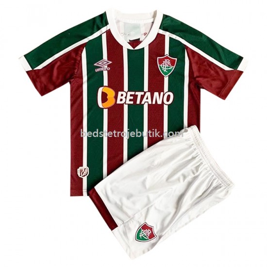 Fluminense Børn Hjemmebane Fodboldtrøje 2022-2023 Kortærmet