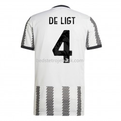 Juventus De Ligt 4 Hjemmebane Fodboldtrøje 2022-2023 Kortærmet