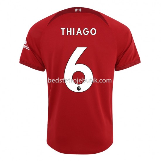 Liverpool Thiago 6 Hjemmebane Fodboldtrøje 2022-2023 Kortærmet
