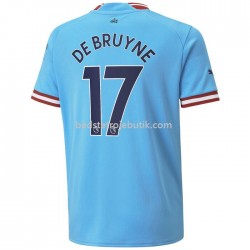 Manchester City De Bruyne 17 Hjemmebane Fodboldtrøje 2022-2023 Kortærmet