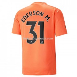 Manchester City Ederson M. 31  Målmand 3. Valg Fodboldtrøje 2022-2023 Kortærmet