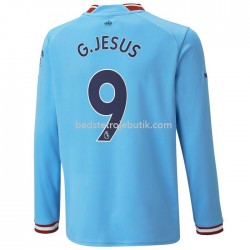 Manchester City G.Jesus 9 Hjemmebane Fodboldtrøje 2022-2023 Langærmet