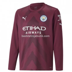 Manchester City Målmand Hjemmebane Fodboldtrøje 2022-2023 Langærmet