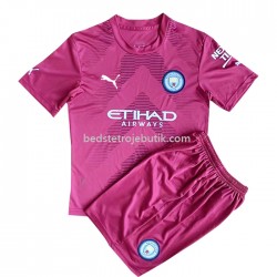 Manchester City Målmand Børn Hjemmebane Fodboldtrøje 2022-2023 Kortærmet