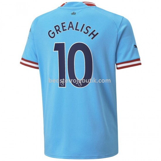 Manchester City Grealish 10 Hjemmebane Fodboldtrøje 2022-2023 Kortærmet