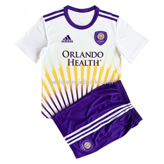 Orlando City Børn Udebane Fodboldtrøje 2022-2023 Kortærmet