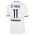 Paris Saint-Germain Di Maria 11 4. Valg Fodboldtrøje 2021-2022 Kortærmet