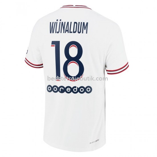 Paris Saint-Germain Georginio Wijnaldum 18 4. Valg Fodboldtrøje 2021-2022 Kortærmet